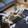 Refinished Vintage Modern Sculptural Coffee Table - Image 2