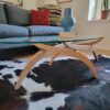 Refinished Vintage Modern Sculptural Coffee Table - Image 6