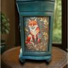 Gorgeous Hand-Painted Fox Jewelry Box – One of a Kind! 🦊✨ - Image 3