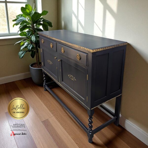 Buffet / Sideboard / Vintage Barley Twist