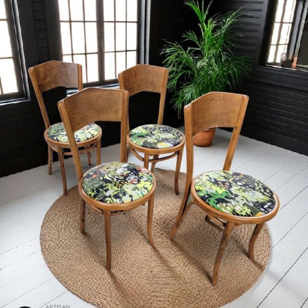 Set of 4 Vintage Dining Chairs by Great North American Chair Company