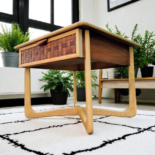 Refinished Vintage Modern Table by Lane