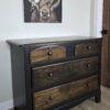 Refinished Four Drawer Dresser - Image 2