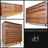 Refinished Vintage MCM Large Dresser Credenza - Image 6