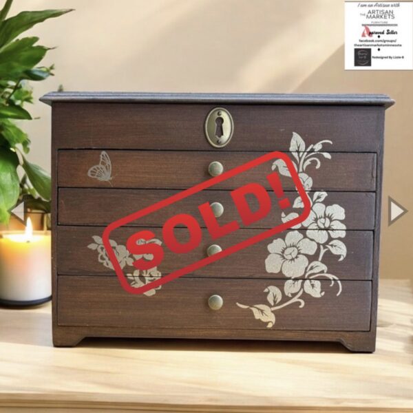 Multi-Drawer Wood Jewelry Box