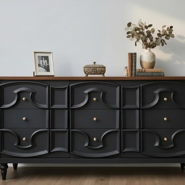 SOLD* Mid Century - 9 Drawer Dresser/sideboard