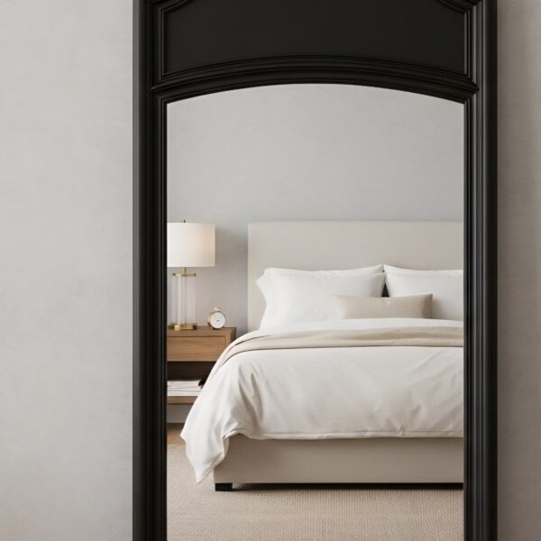 Statement Mirror Black